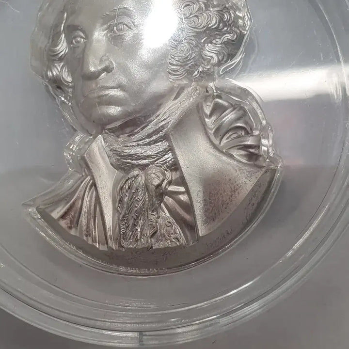 [BUNJANG] Fiji George Washington 1oz Silver Coin / 1온스 입체 은화 2021 피지 조지 워싱턴 초고부조 999개한정 실버바