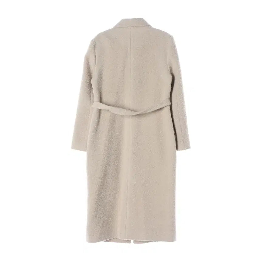 [BUNJANG] SIE Alpaca Blend Boucle Zip-Up Long Coat / 시에 SIE 울 알파카 블렌드 부클 집업 롱 코트