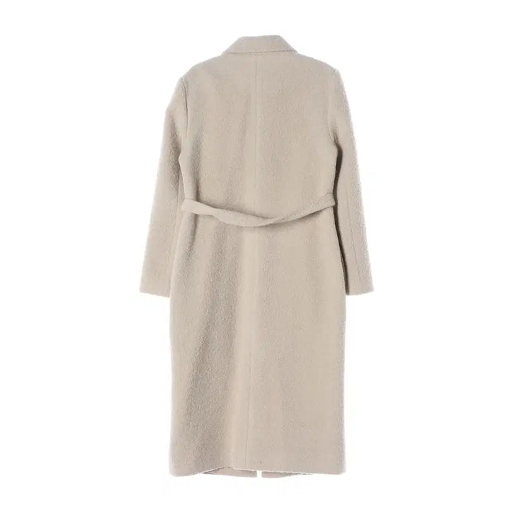 [BUNJANG] SIE Alpaca Blend Boucle Zip-Up Long Coat / 시에 SIE 울 알파카 블렌드 부클 집업 롱 코트