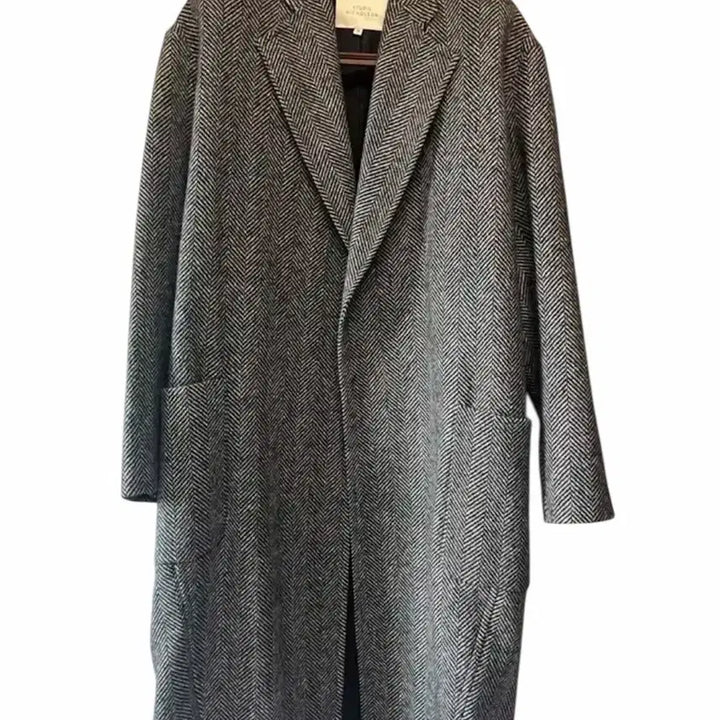[BUNJANG] Studio Nicholson Herringbone Tweed Modem Coat / 스튜디오니콜슨 헤링본 트위드 모뎀 코트