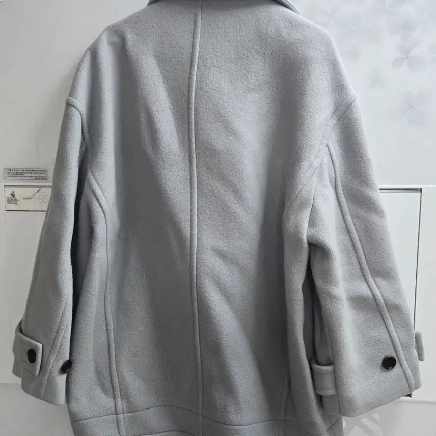 [SOLD OUT] (새상품)루에브르 캐시미어 블렌디드 하이넥 하프 코트