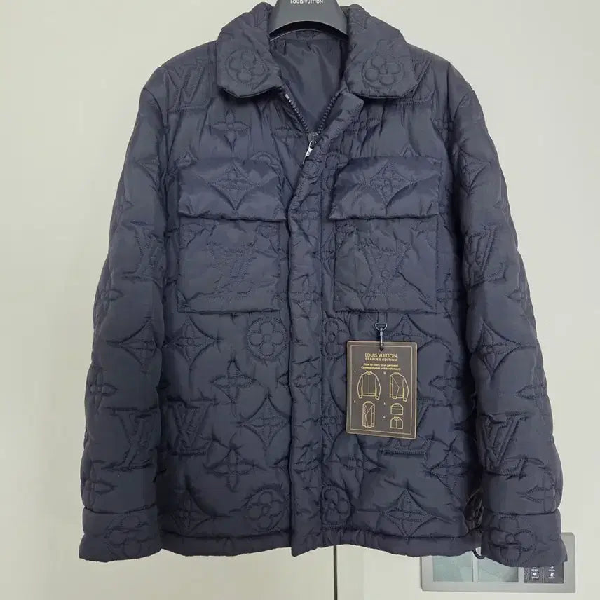 [BUNJANG] Louis Vuitton Monogram Quilted Padded Jacket / [46] 루이비통 모노그램 퀼팅 패딩 / 루이비통 패딩 / 루이비통 자켓