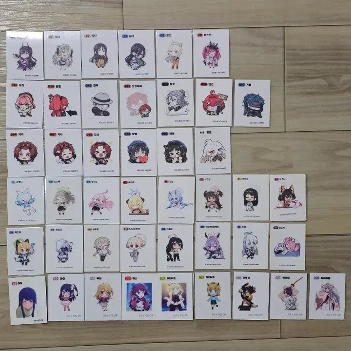 [BUNJANG] Anime Sticker Collection / 디지몬띠부씰(젤리.빵) 최애의아이.블루아카이브,명조중복