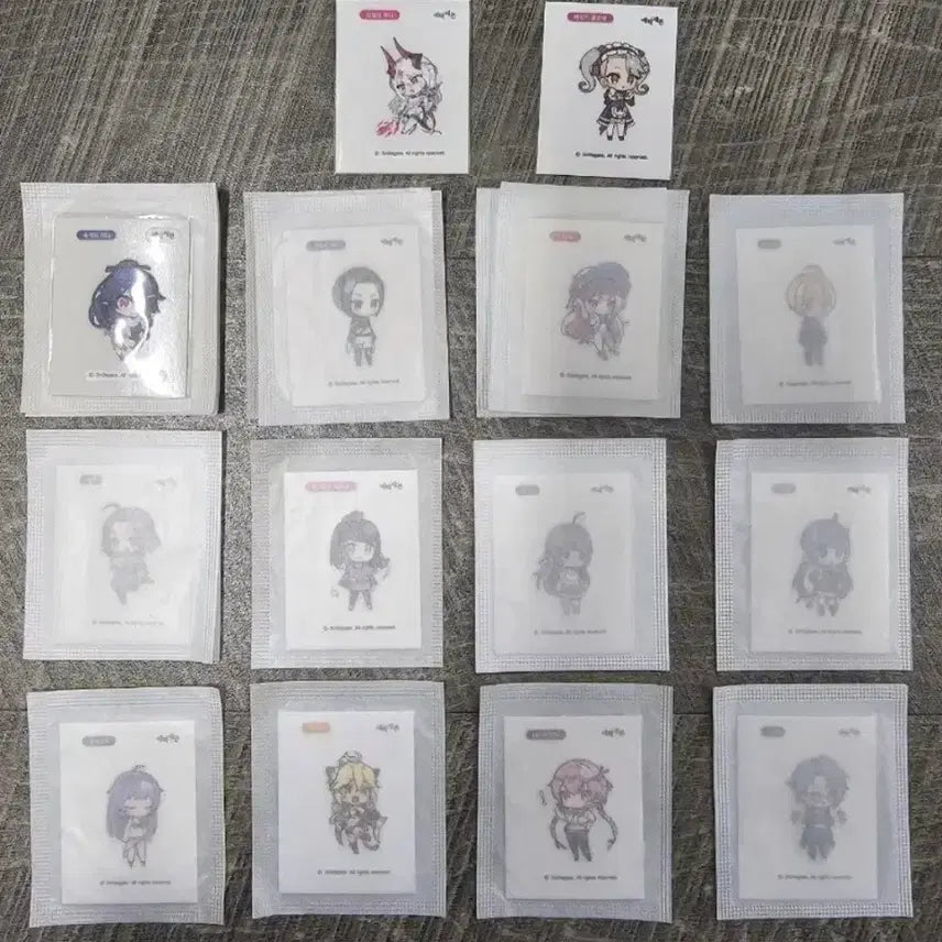 [BUNJANG] Anime Sticker Collection / 디지몬띠부씰(젤리.빵) 에픽세븐,최애의아이.블루아카이브,명조중복