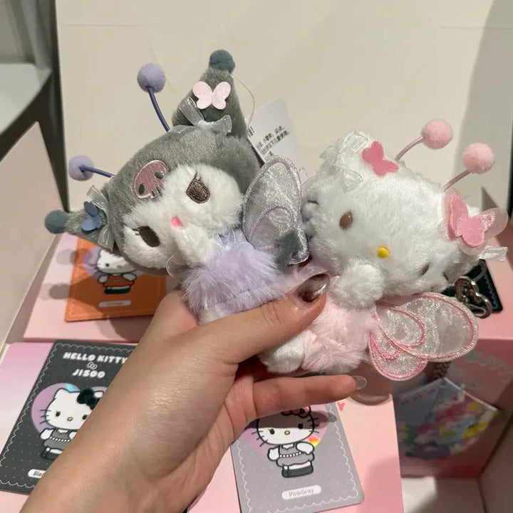 [BUNJANG] Hello Kitty Jisoo Collaboration Kitty Keyring / 헬로키티 지수 콜라보 키티 키링 새상품 키링 덤 증정