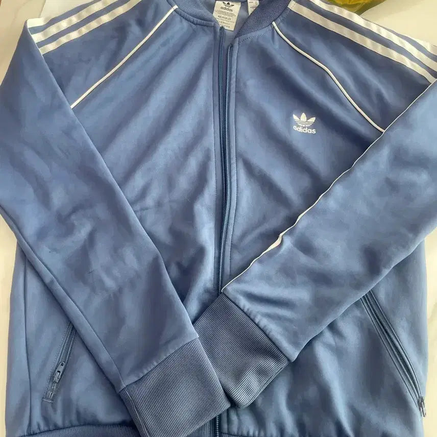 [BUNJANG] Adidas Jersey Blue Top / 아디다스 져지 저지 블루 소라색