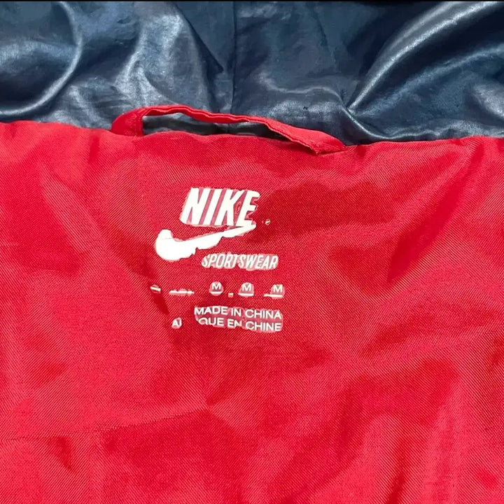 [BUNJANG] Nike Red and Navy Colorblock Windbreaker Jacket (Women&