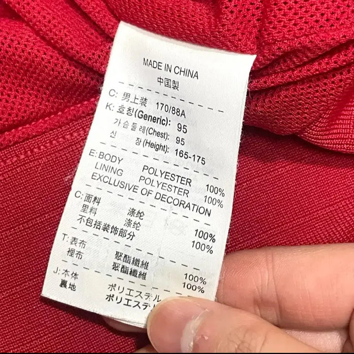 [BUNJANG] Nike Red and Navy Colorblock Windbreaker Jacket (Women&