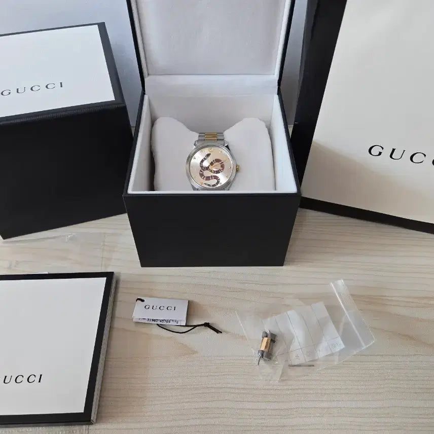 [BUNJANG] Gucci Snake Watch Full Set / 구찌 스네이크 시계 풀세트