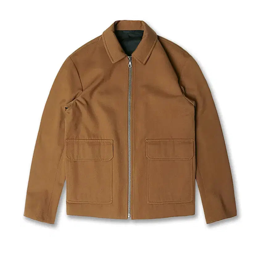[BUNJANG] Tomorrowland Brown Camel Classic Collar Jacket / 투모로우랜드 [Tomorrowland] 브라운 카멜 클래식 카라 자켓