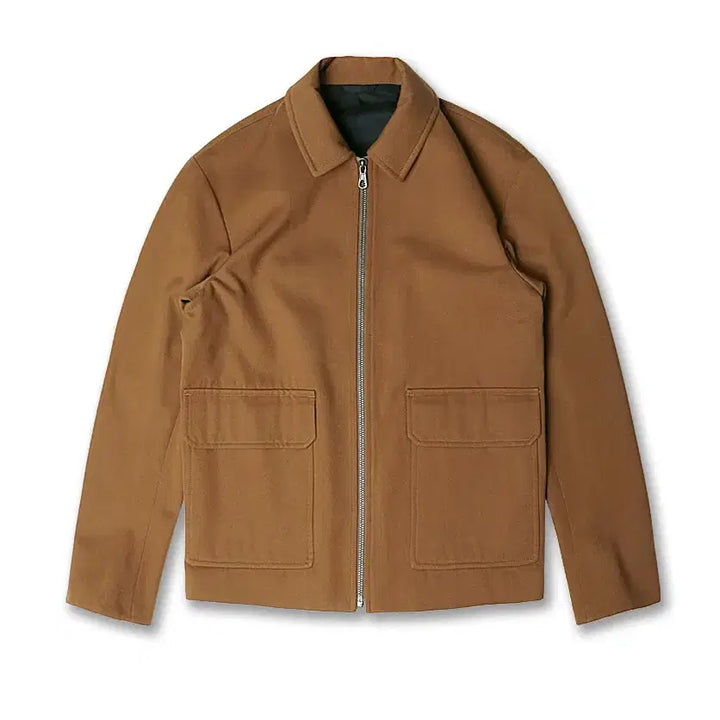 [BUNJANG] Tomorrowland Brown Camel Classic Collar Jacket / 투모로우랜드 [Tomorrowland] 브라운 카멜 클래식 카라 자켓