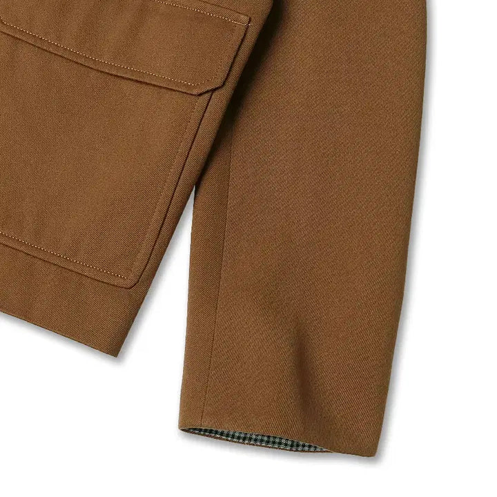 [BUNJANG] Tomorrowland Brown Camel Classic Collar Jacket / 투모로우랜드 [Tomorrowland] 브라운 카멜 클래식 카라 자켓
