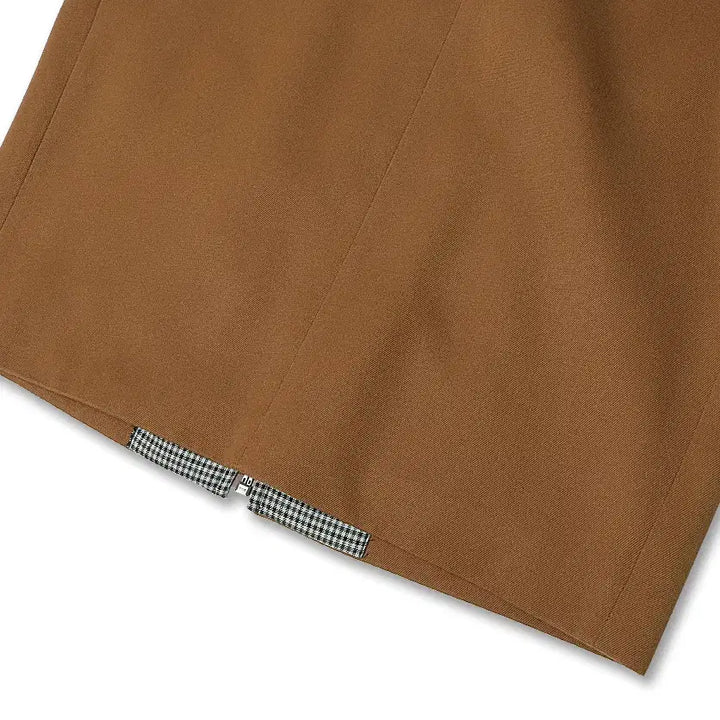 [BUNJANG] Tomorrowland Brown Camel Classic Collar Jacket / 투모로우랜드 [Tomorrowland] 브라운 카멜 클래식 카라 자켓