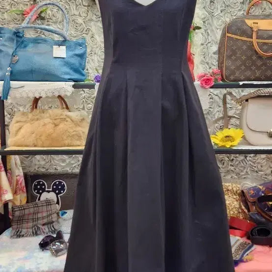 [BUNJANG] RIENDA Cotton Linen Blend Long Dress (55-66) / RIENDA 면마혼방 롱원피스(55~66)