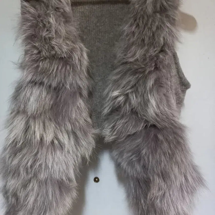 [BUNJANG] Mine Fox Vest Knit / 한섬  마인 폭스 베스트 니트