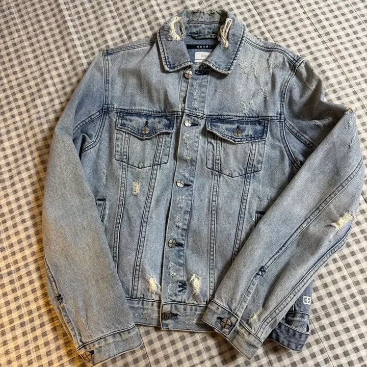 [BUNJANG] Ksubi Distressed Denim Jacket / (M) Ksubi 수비 디스트로이드 데님 자켓