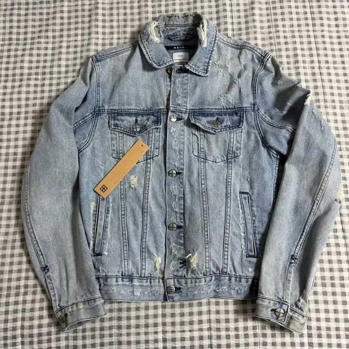 [BUNJANG] Ksubi Distressed Denim Jacket / (M) Ksubi 수비 디스트로이드 데님 자켓