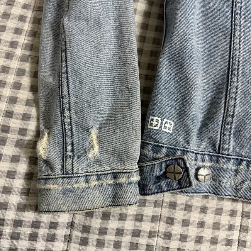 [BUNJANG] Ksubi Distressed Denim Jacket / (M) Ksubi 수비 디스트로이드 데님 자켓