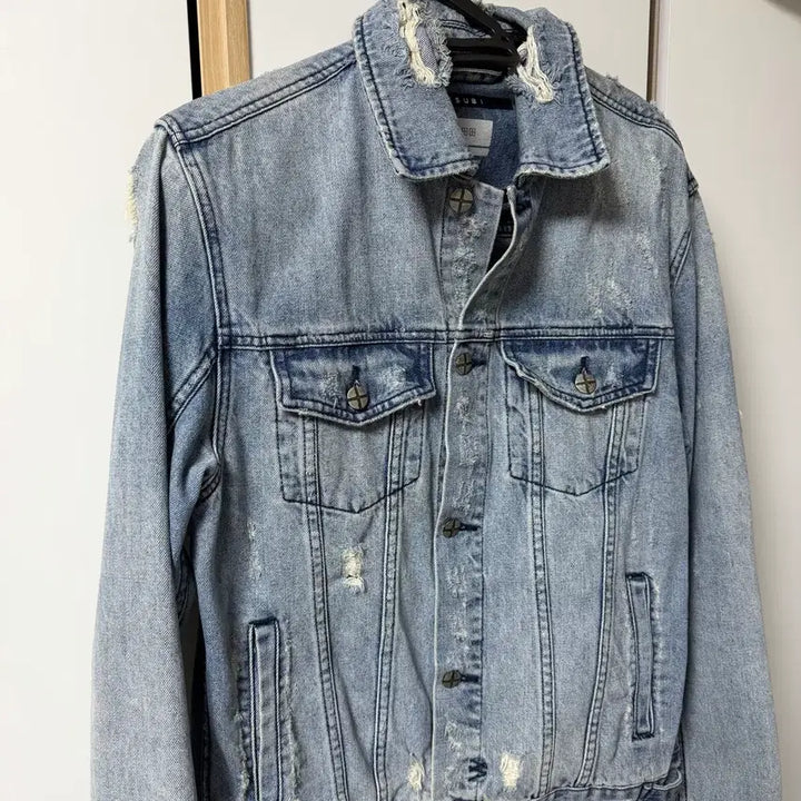 [BUNJANG] Ksubi Distressed Denim Jacket / (M) Ksubi 수비 디스트로이드 데님 자켓