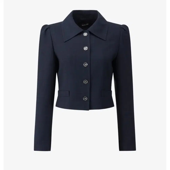 [BUNJANG] MOJO Navy Cropped Jacket and Skirt Set / MOJO 모조에스핀 네이비 크롭 자켓(77) 스커트(66) 세트