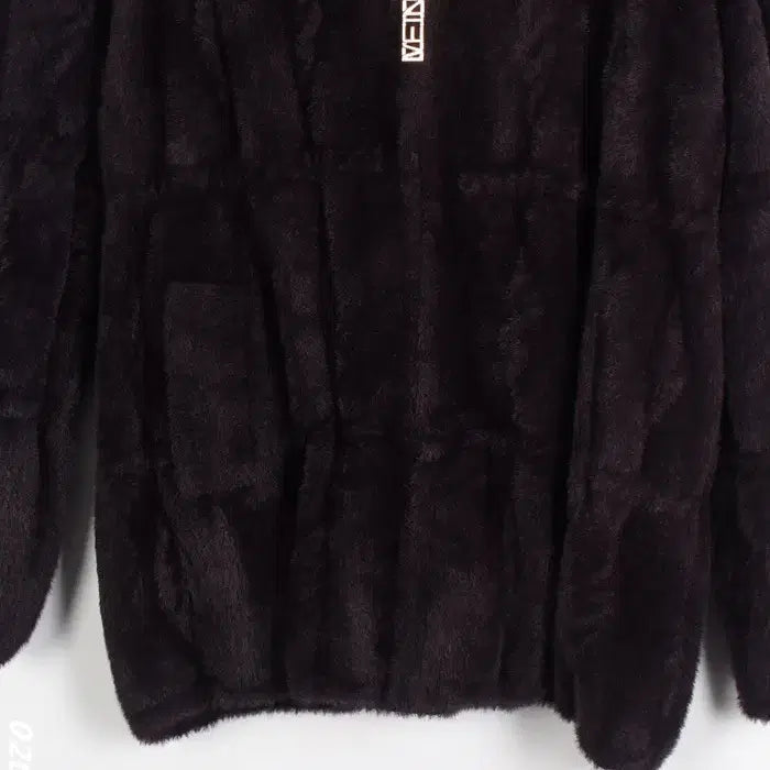 [BUNJANG] VEING Logo Zip-Up Fur Jacket / 여성66/ VEING 로고 집업 퍼자켓 PP 3-110