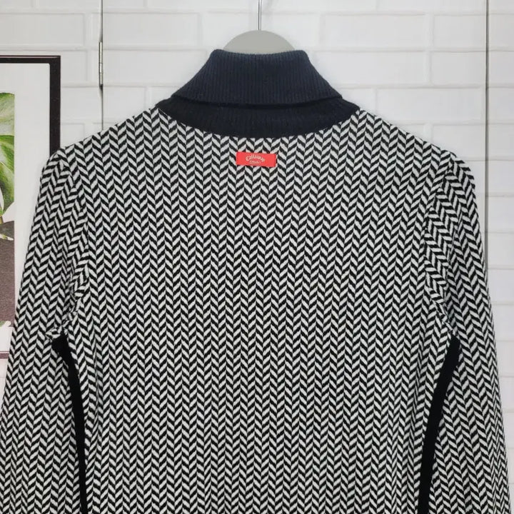 [BUNJANG] Callaway Turtleneck Long Sleeve Knit T-shirt / 캘러웨이 터틀넥 긴팔 니트 티셔츠 90사이즈
