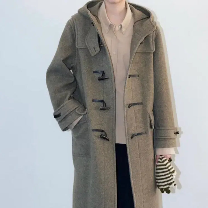[BUNJANG] MOONDAL Long Duffle Coat / 문달 MOONDAL 롱더플코트