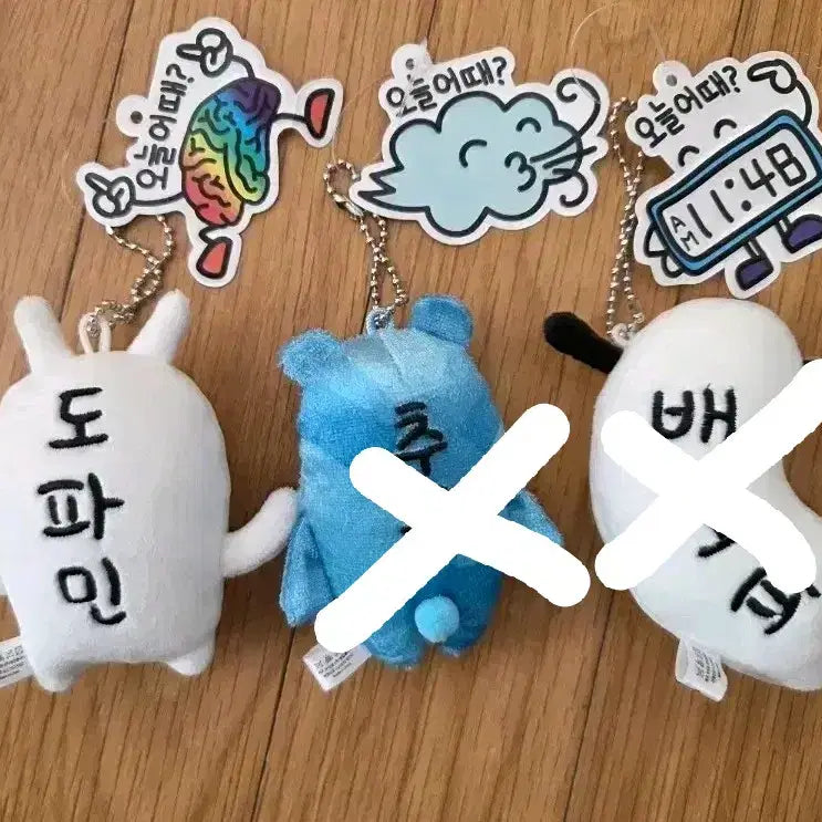 [BUNJANG] Oneul Eottae? Character Doll Keyring / 오늘어때? 캐릭터 인형 키링