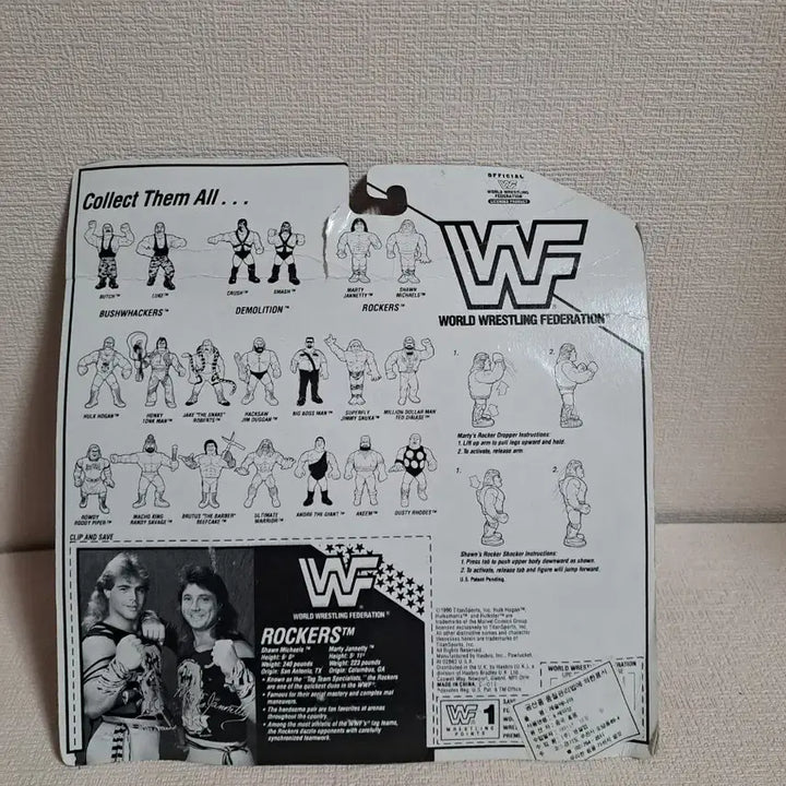 [BUNJANG] Hasbro WWF Young Toys Wrestling Action Figure Set / 올드토이 [하스브로] WWF 영실업 피규어 고전완구 장난감