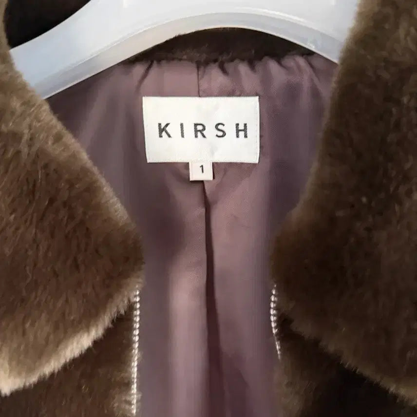 [BUNJANG] Kirsh Brown Faux Fur Jacket (Size 1) / 키르시 퍼자켓 브라운 1사이즈