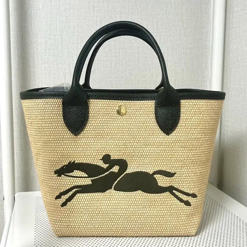 [BUNJANG] Longchamp Le Panier Pliage S Dot Bag / 롱샴 르 파니에 플리아쥬 S 도트백(카키/정품)
