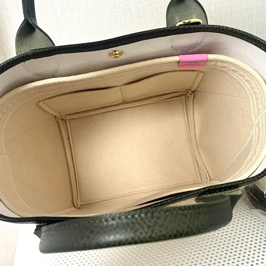 [BUNJANG] Longchamp Le Panier Pliage S Dot Bag / 롱샴 르 파니에 플리아쥬 S 도트백(카키/정품)