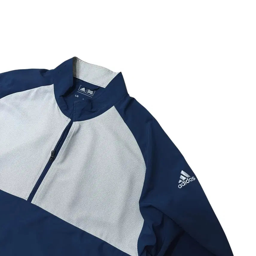 [BUNJANG] Adidas Side Logo Anorak / Adidas 아디다스 사이드로고 배색 아노락