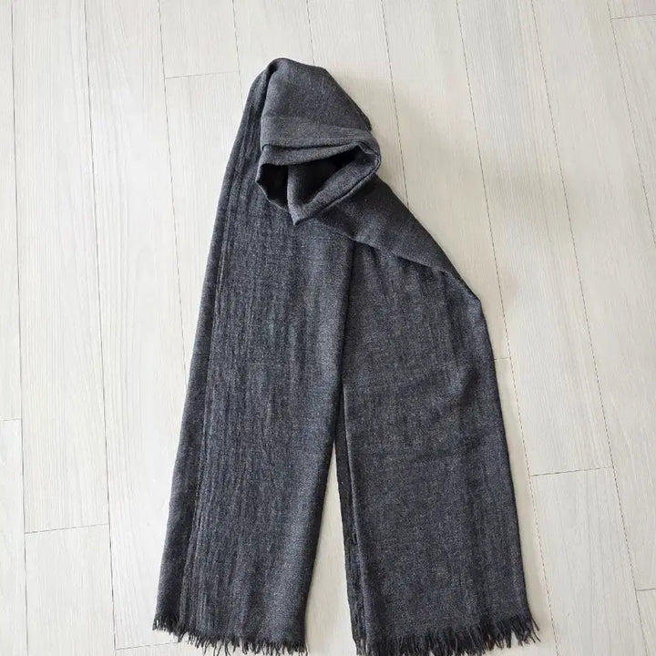 [BUNJANG] Basic Solid Color Scarves / 그린/회색 기본 무지 머플러 2종