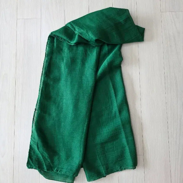 [BUNJANG] Basic Solid Color Scarves / 그린/회색 기본 무지 머플러 2종