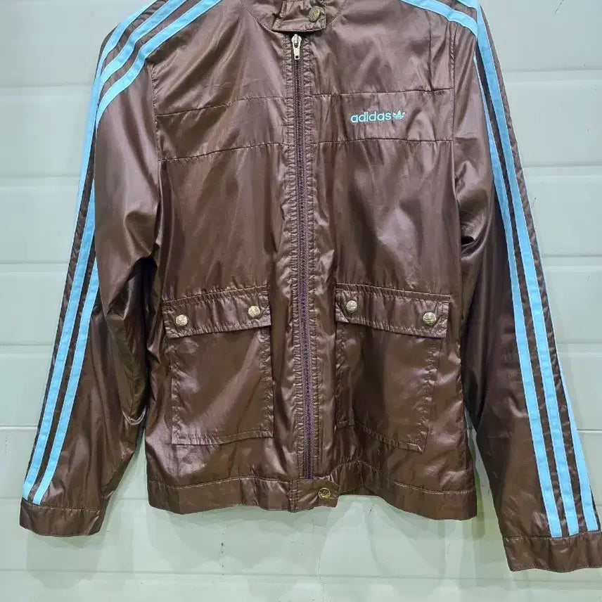 [BUNJANG] Adidas Brown Windbreaker Jacket / 빈티지 아디다스 브라운 윈드브레이커 Y2K  자켓 [D40174]