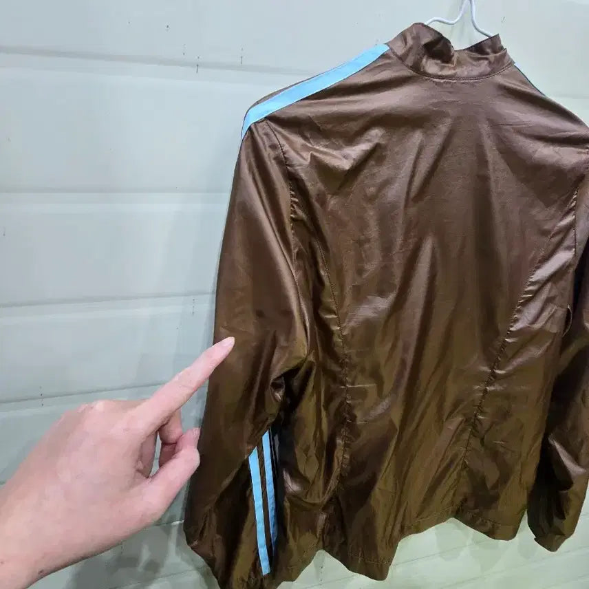 [BUNJANG] Adidas Brown Windbreaker Jacket / 빈티지 아디다스 브라운 윈드브레이커 Y2K  자켓 [D40174]