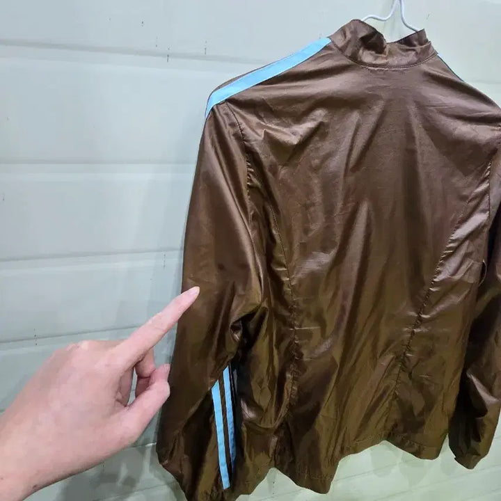 [BUNJANG] Adidas Brown Windbreaker Jacket / 빈티지 아디다스 브라운 윈드브레이커 Y2K  자켓 [D40174]