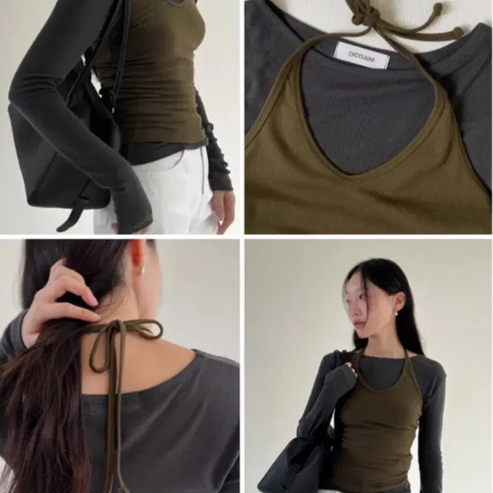 [BUNJANG] Ga-Nae-Sseura Halter Neck Bustier / 가내스라 홀터넥 뷔스티에