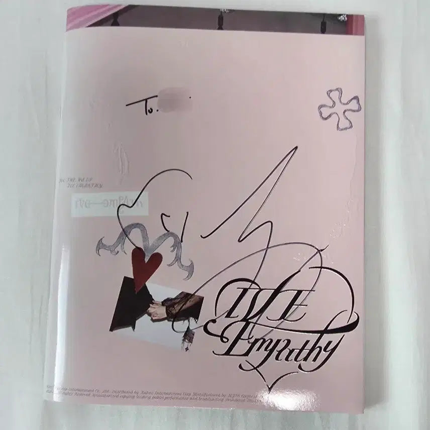 아이브 장원영 엠파시 친필 애플뮤직 사인 앨범