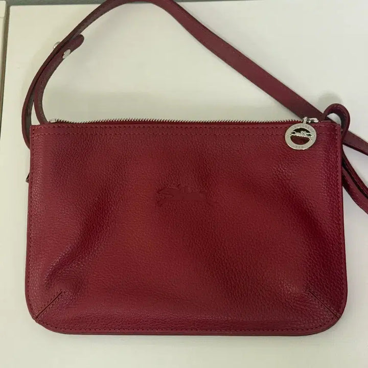[BUNJANG] Longchamp Leather Crossbody Bag / 롱샴 가죽 크로스백