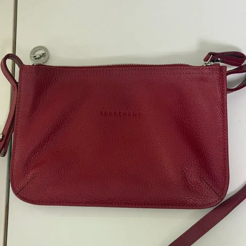 [BUNJANG] Longchamp Leather Crossbody Bag / 롱샴 가죽 크로스백