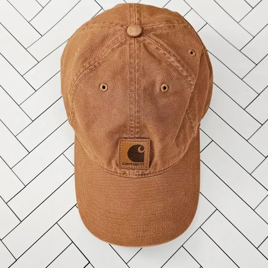 [BUNJANG] Carhartt Odessa Brown Ball Cap / 칼하트 오데사 볼캡 브라운 야구모자 데일리볼캡