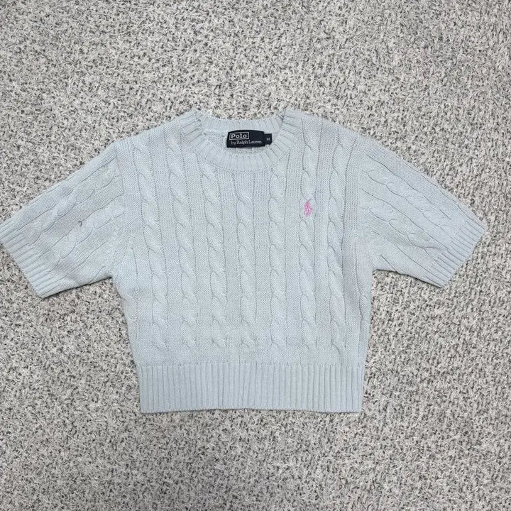 [BUNJANG] Polo Ralph Lauren Short Sleeve Knit Top / 빈티지 폴로 반팔 숏 니트