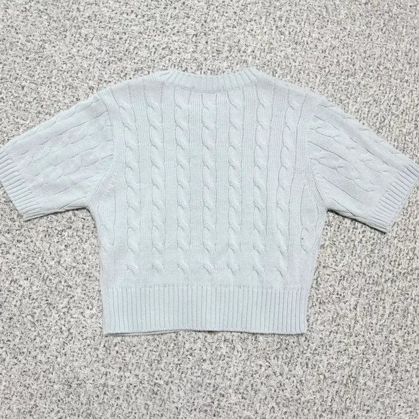 [BUNJANG] Polo Ralph Lauren Short Sleeve Knit Top / 빈티지 폴로 반팔 숏 니트