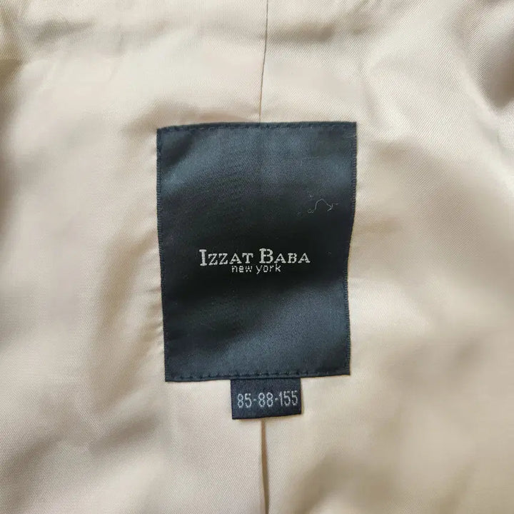 [BUNJANG] IZZAT BABA Angora Blend Shawl Collar Belted Coat / IZZAT BABA 앙고라 혼방 숄칼라 벨티드 코트 (베이지/55)