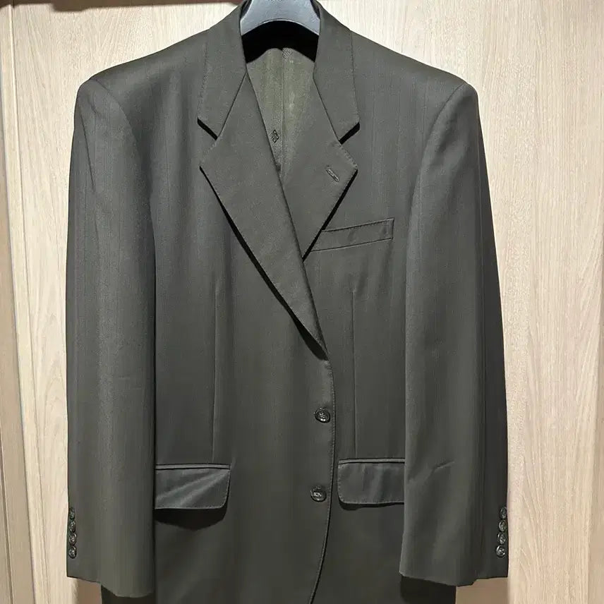 [BUNJANG] Givenchy Vintage Blazer Khaki / 지방시 빈티지 블레이저 카키