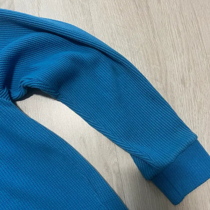 [BUNJANG] Musinsa Blue Waffle Knit Sweater XL / 무신사 파란색 와플 니트 스웨터 XL