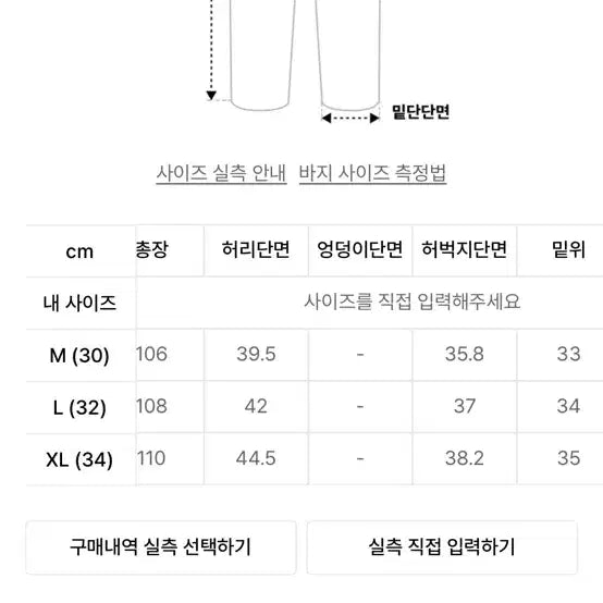 [BUNJANG] Uniform Bridge M51 Pants / [L] 유니폼브릿지 이지 M51 팬츠