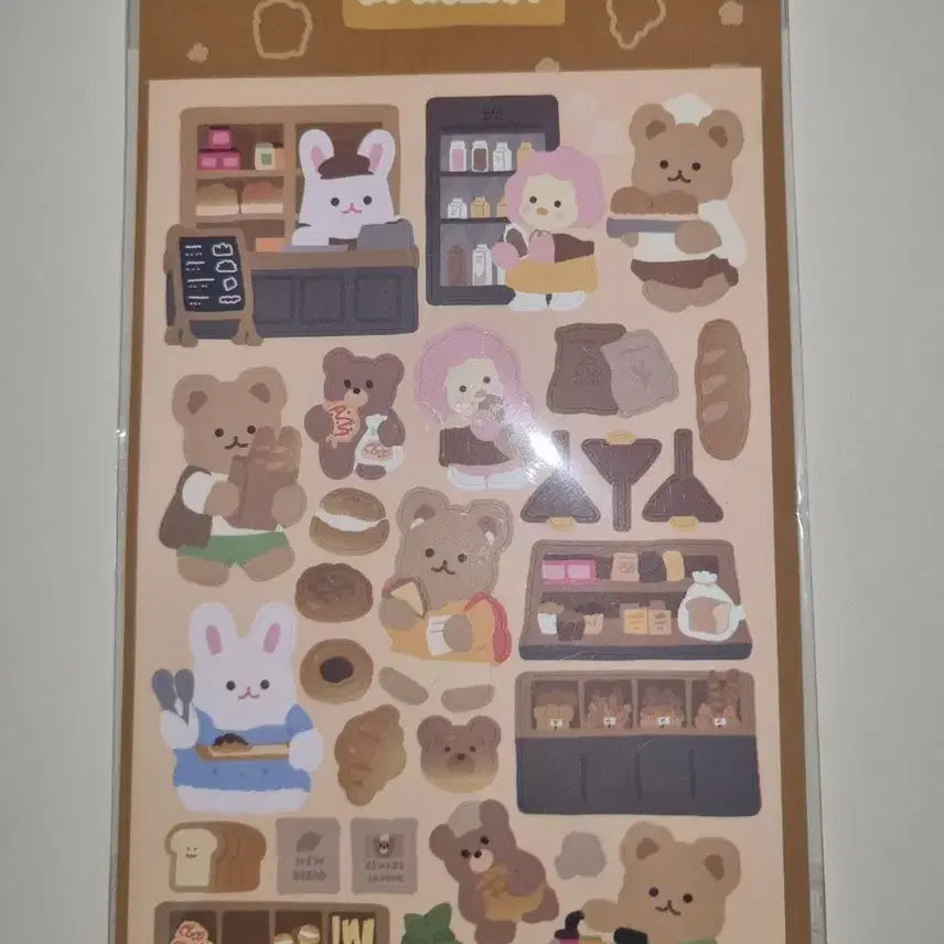 [BUNJANG] Bakery Seal Sticker / 베이커리 씰스티커